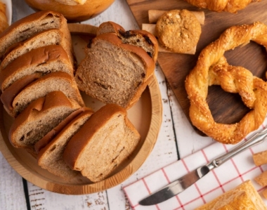 Well-baked whole wheat bread