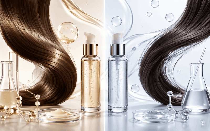 Dimethicone vs Cyclopentasiloxane for Hair Care