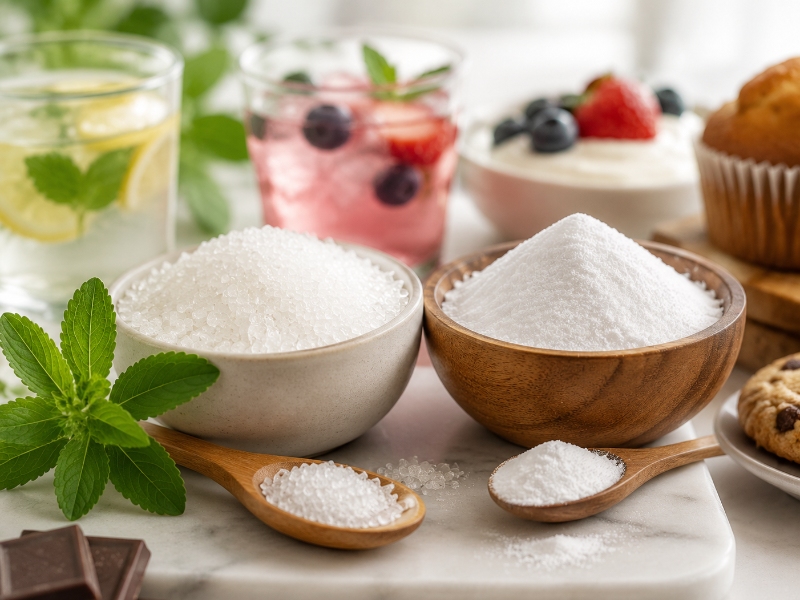 Stevia vs Erythritol: How to Choose Sweeteners for Food and Beverage Applications Stevia vs Erythritol: How to Choose Sweeteners for Food and Beverage Applications